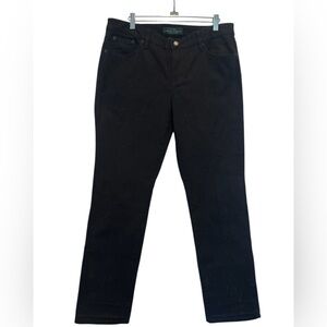 Lauren Ralph Lauren Black Fully Embroiled Women’s Jeans Size 10
